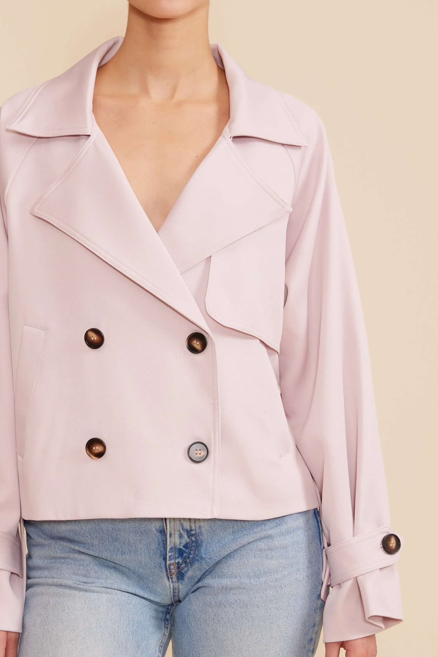 Estelle Cropped Trench