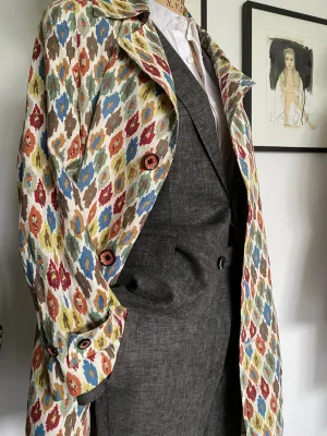 EXCLUSIVE: Linen Vintage Inspired Trench Coat
