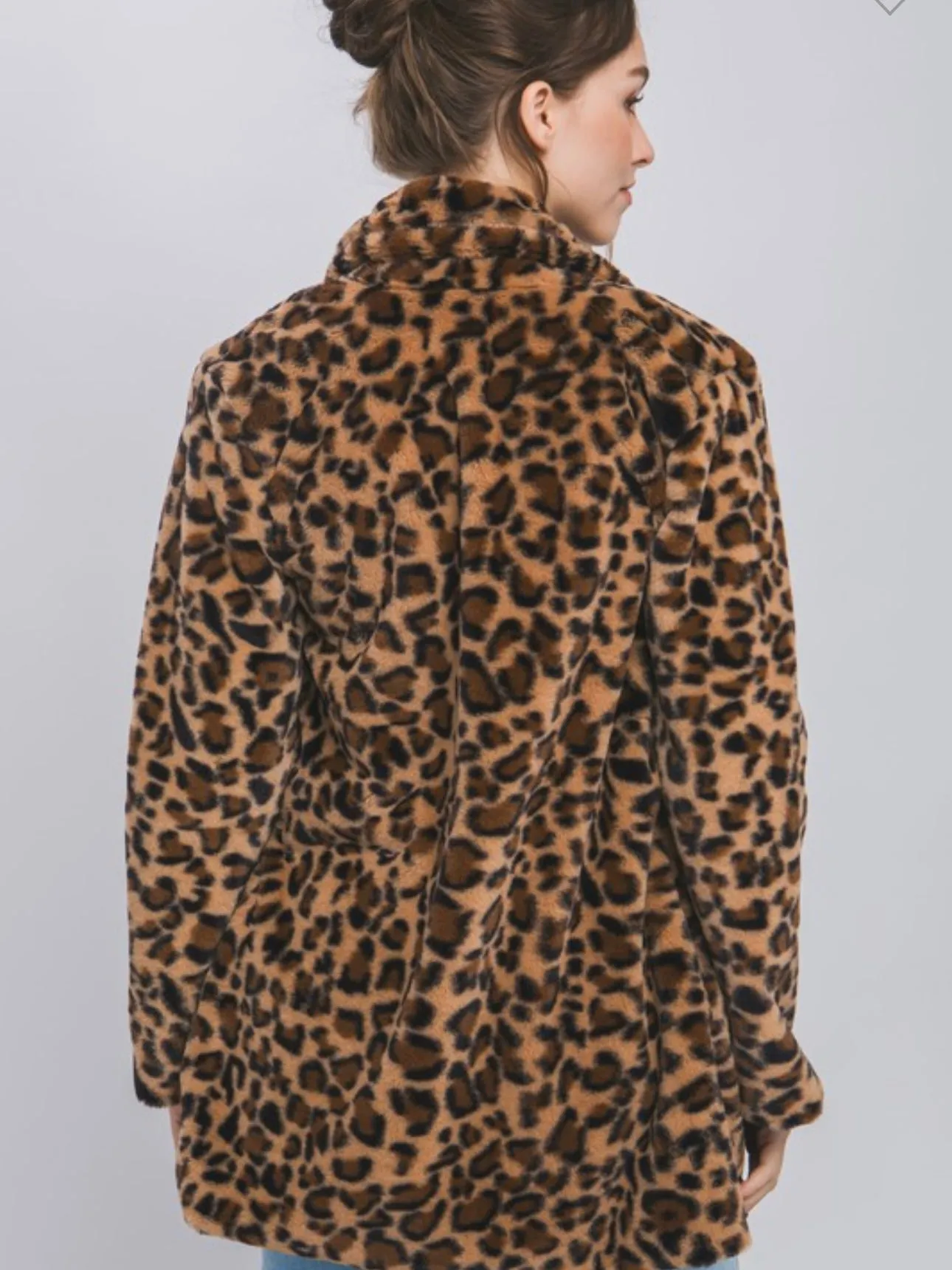 Faux Fur Coat: Leopard