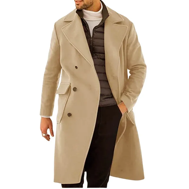 Funki Buys | Jackets | Men's Smart Casual 3/4 Lenth Overcoats