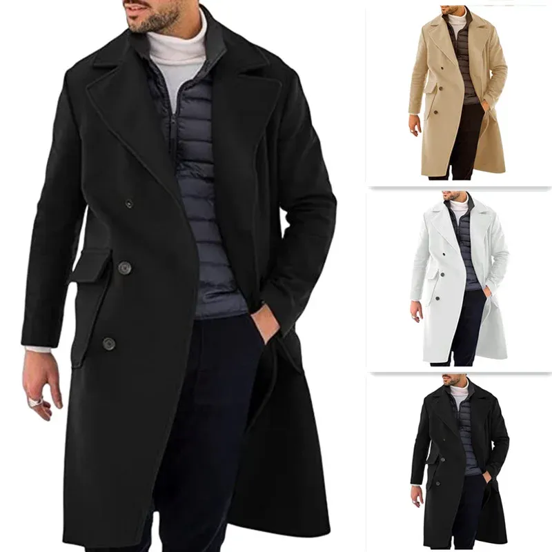 Funki Buys | Jackets | Men's Smart Casual 3/4 Lenth Overcoats