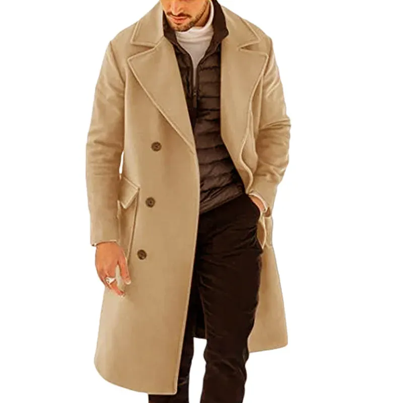 Funki Buys | Jackets | Men's Smart Casual 3/4 Lenth Overcoats