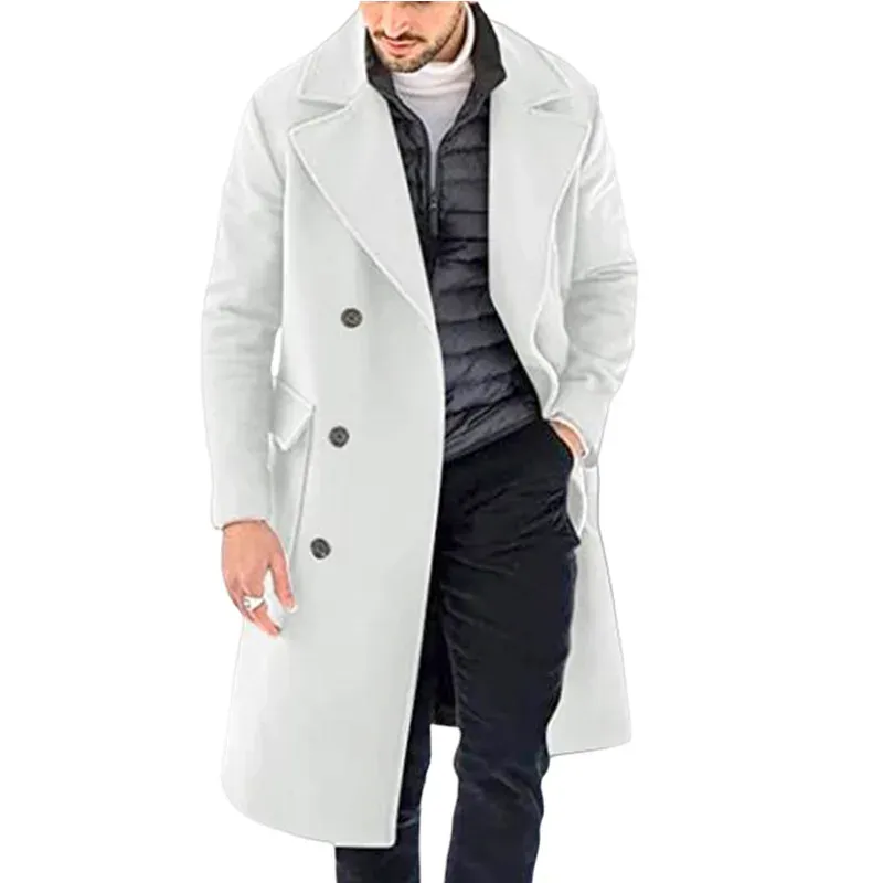 Funki Buys | Jackets | Men's Smart Casual 3/4 Lenth Overcoats