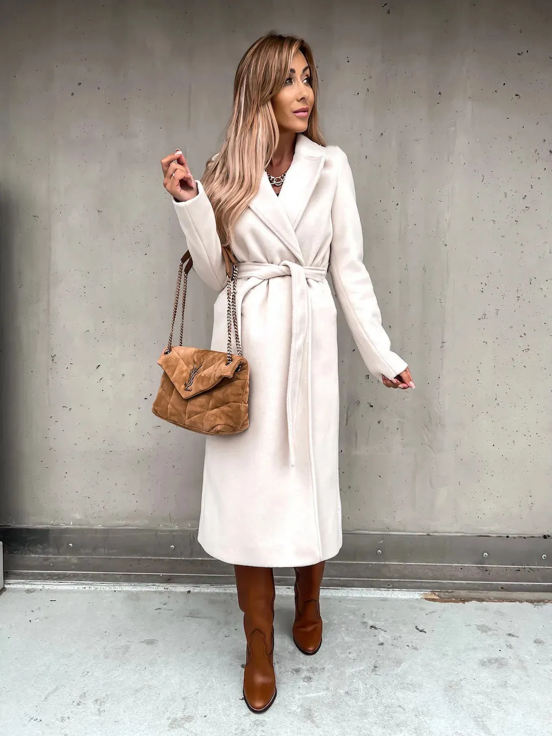 Funki Buys | Jackets | Women's Elegant Long Tie Belt Overcoats