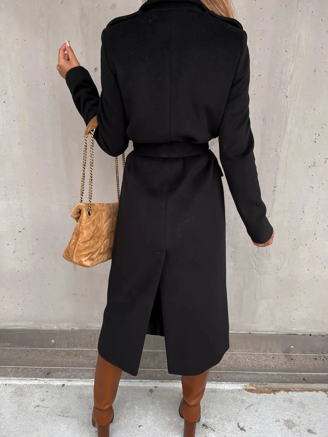 Funki Buys | Jackets | Women's Elegant Long Tie Belt Overcoats