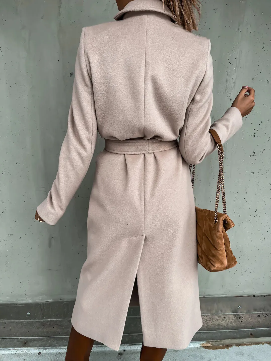 Funki Buys | Jackets | Women's Elegant Long Tie Belt Overcoats
