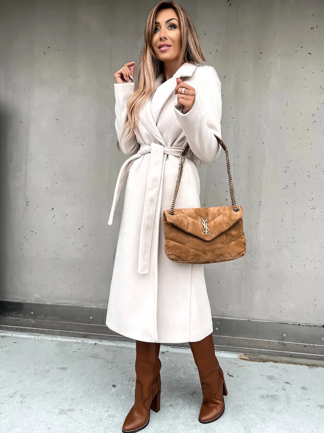 Funki Buys | Jackets | Women's Elegant Long Tie Belt Overcoats