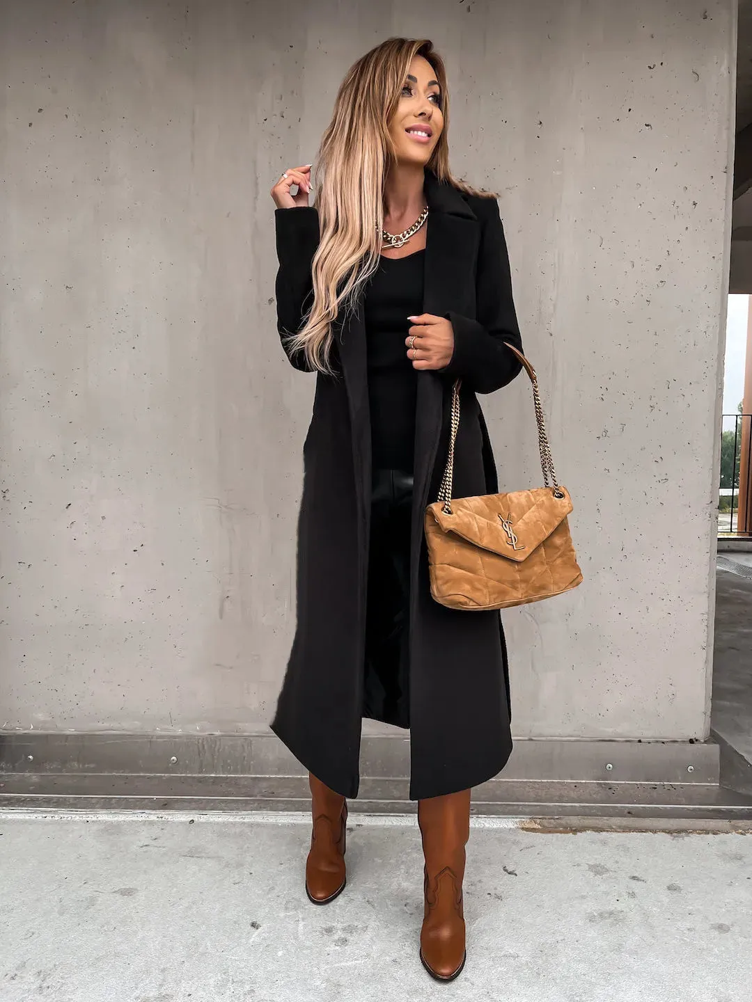 Funki Buys | Jackets | Women's Elegant Long Tie Belt Overcoats