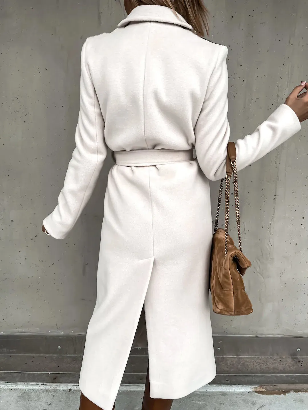 Funki Buys | Jackets | Women's Elegant Long Tie Belt Overcoats