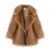Fur Long Gradient Brand Vintage Fur Cutting-edge software Jacket Warm Outerwear Faux Winter  Luxury Women Brown High-end Furry Thick Coat Fluffy