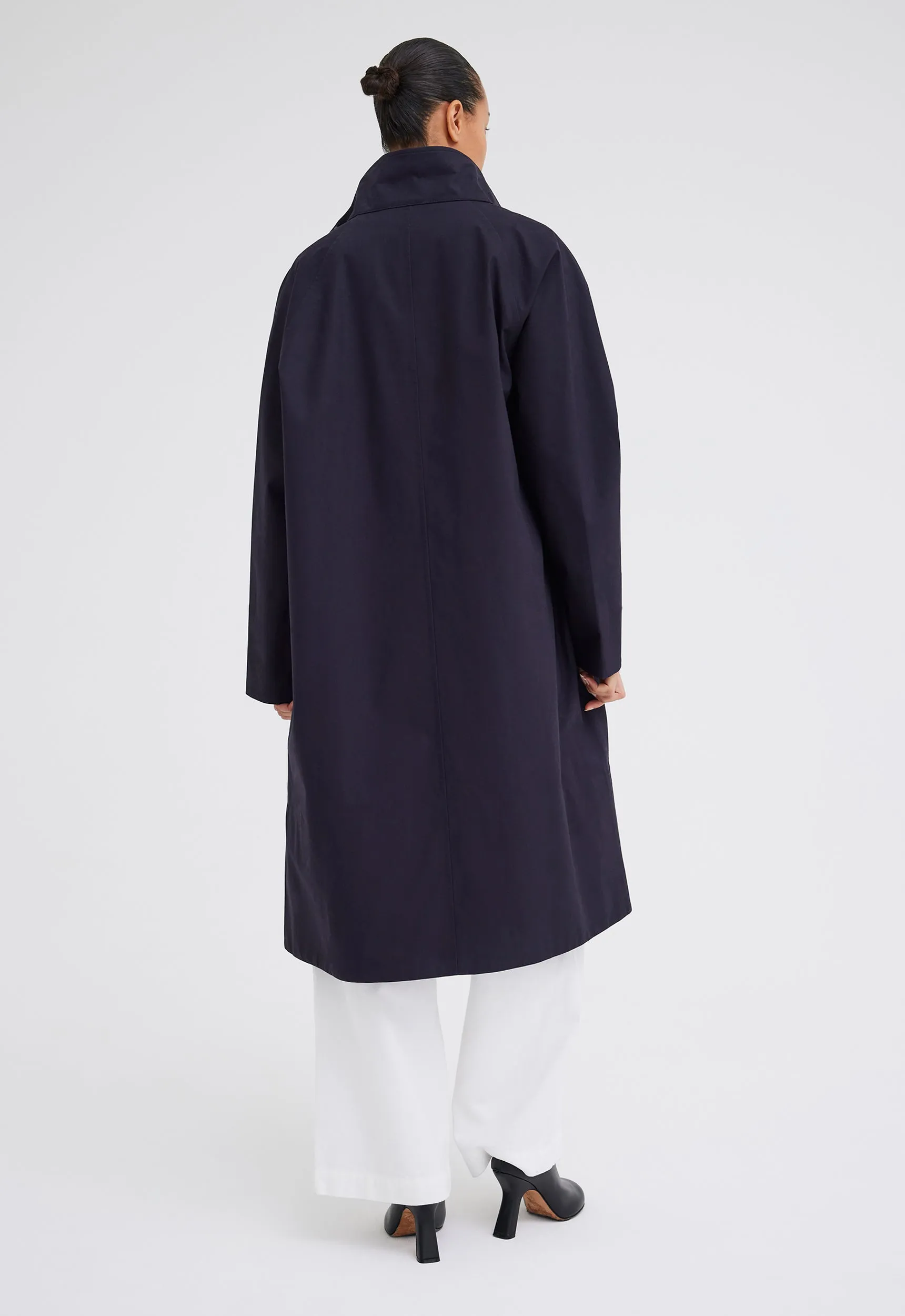 Genesis Trench Coat - Navy