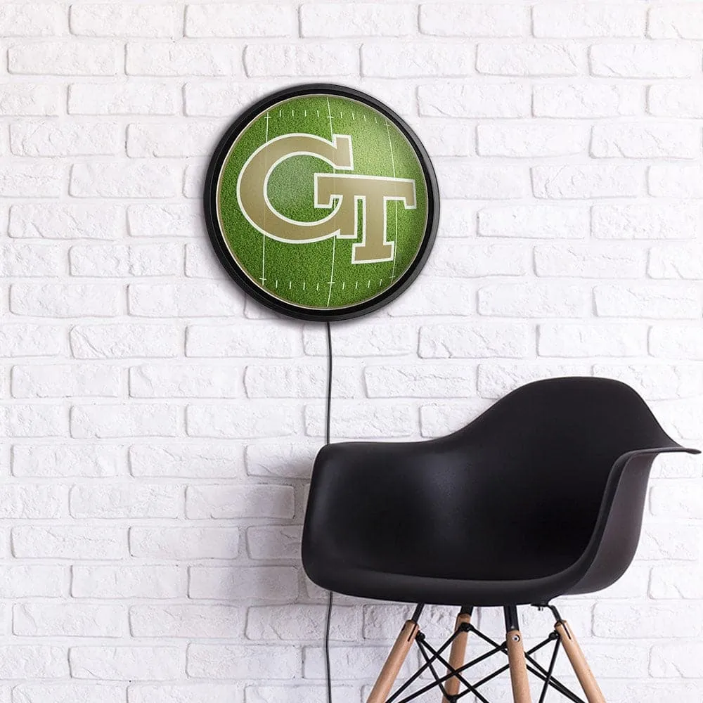 Georgia Tech Yellow Jackets: On the 50 - Slimline Lighted Wall Sign
