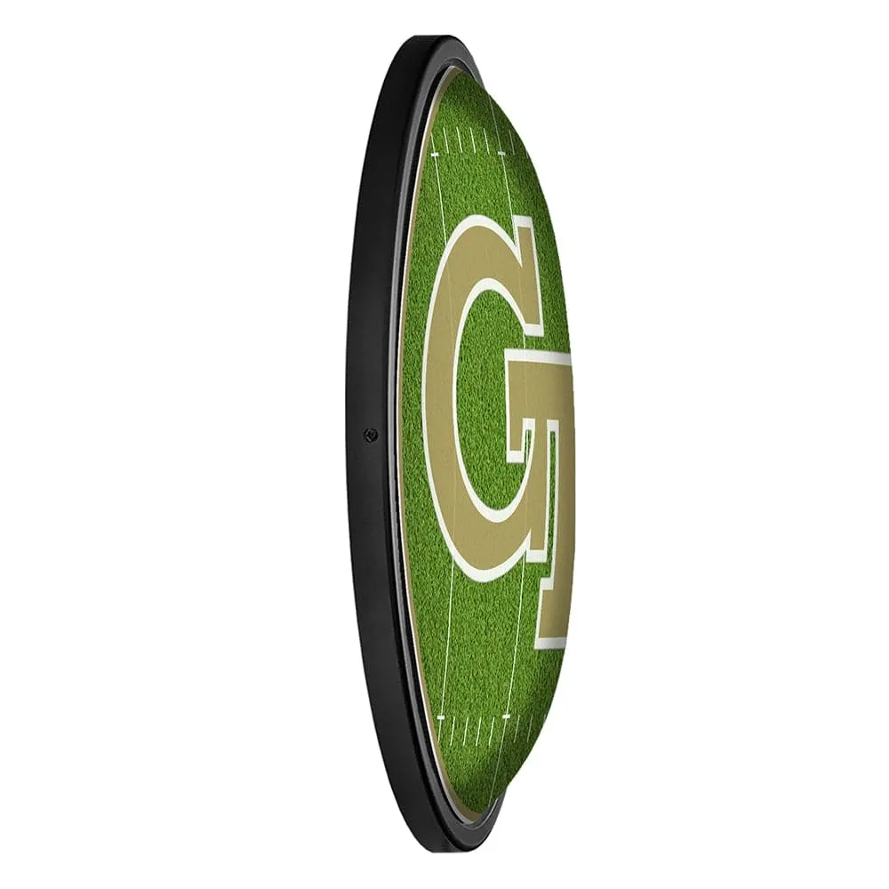 Georgia Tech Yellow Jackets: On the 50 - Slimline Lighted Wall Sign