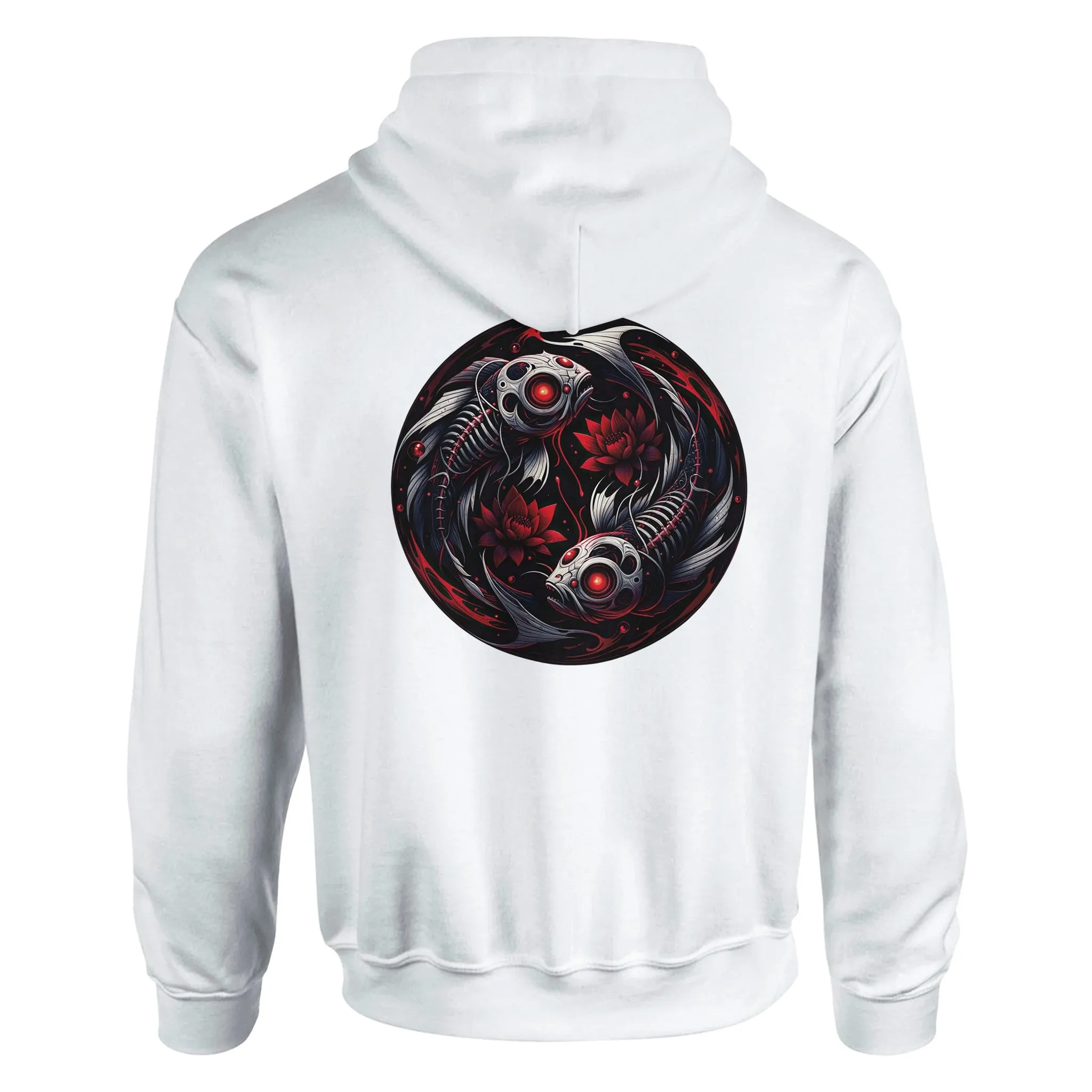 Gothic Zodiac Classic Unisex Pullover Hoodie  White