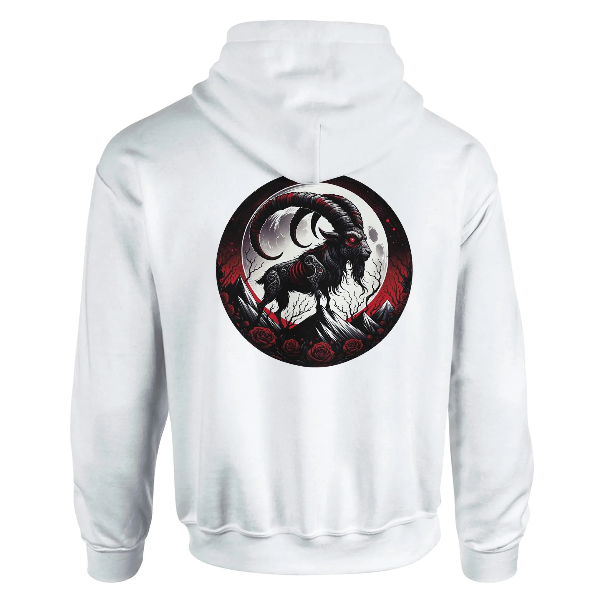 Gothic Zodiac Classic Unisex Pullover Hoodie  White