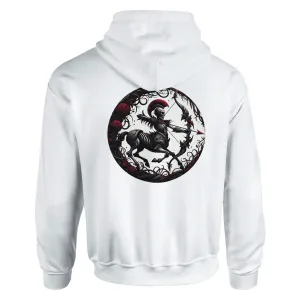 Gothic Zodiac Classic Unisex Pullover Hoodie  White
