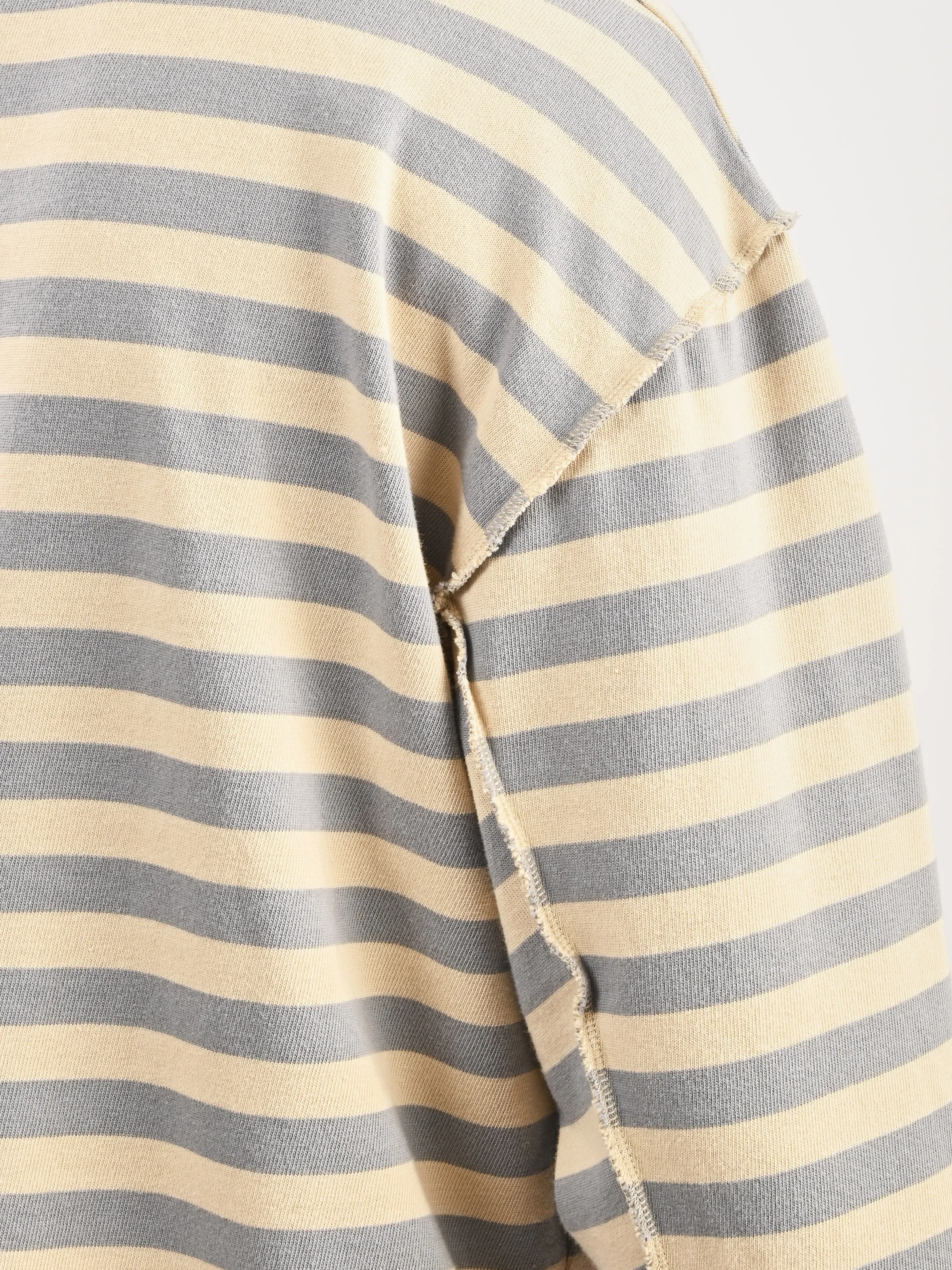 Greige Wide Stripe Sweater
