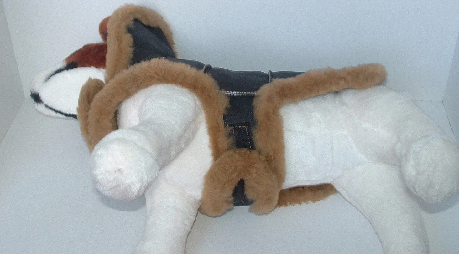Handmade Sheepskin Dog Coat