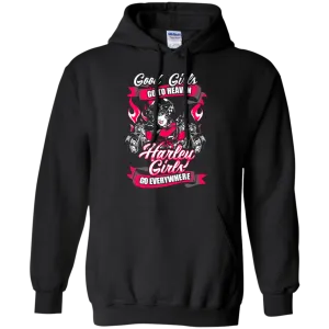 Harley Girls Go Everywhere Hoodie