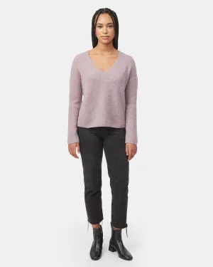Highline Fuzzy V-Neck Sweater