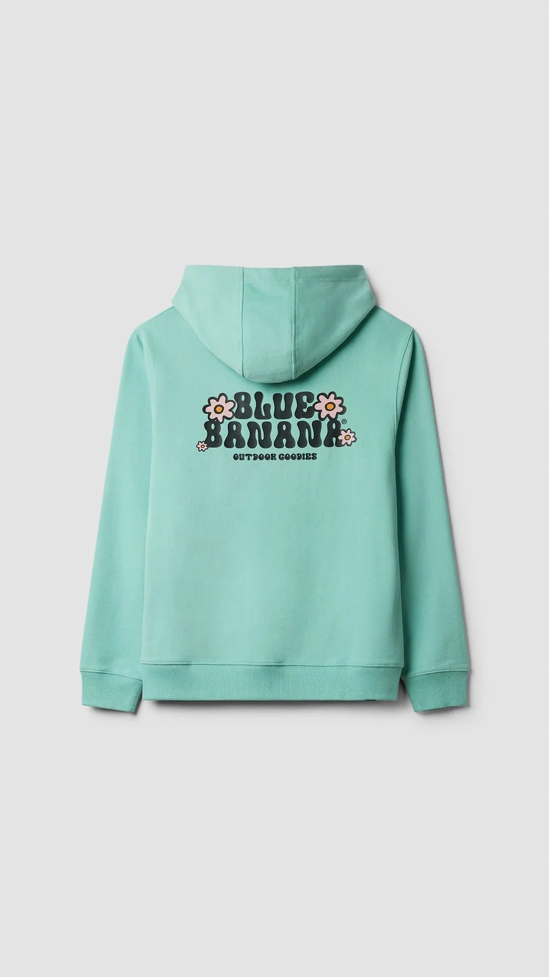 HOODIE FULL ZIP HARDY ACQUA