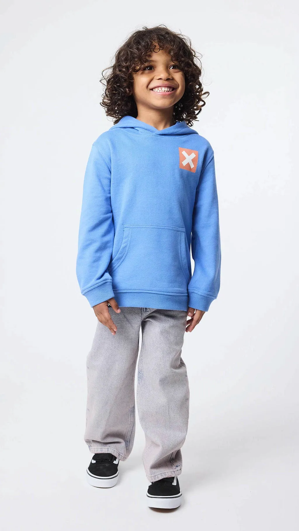 HOODIE KIDS NATURE JAY BLUE