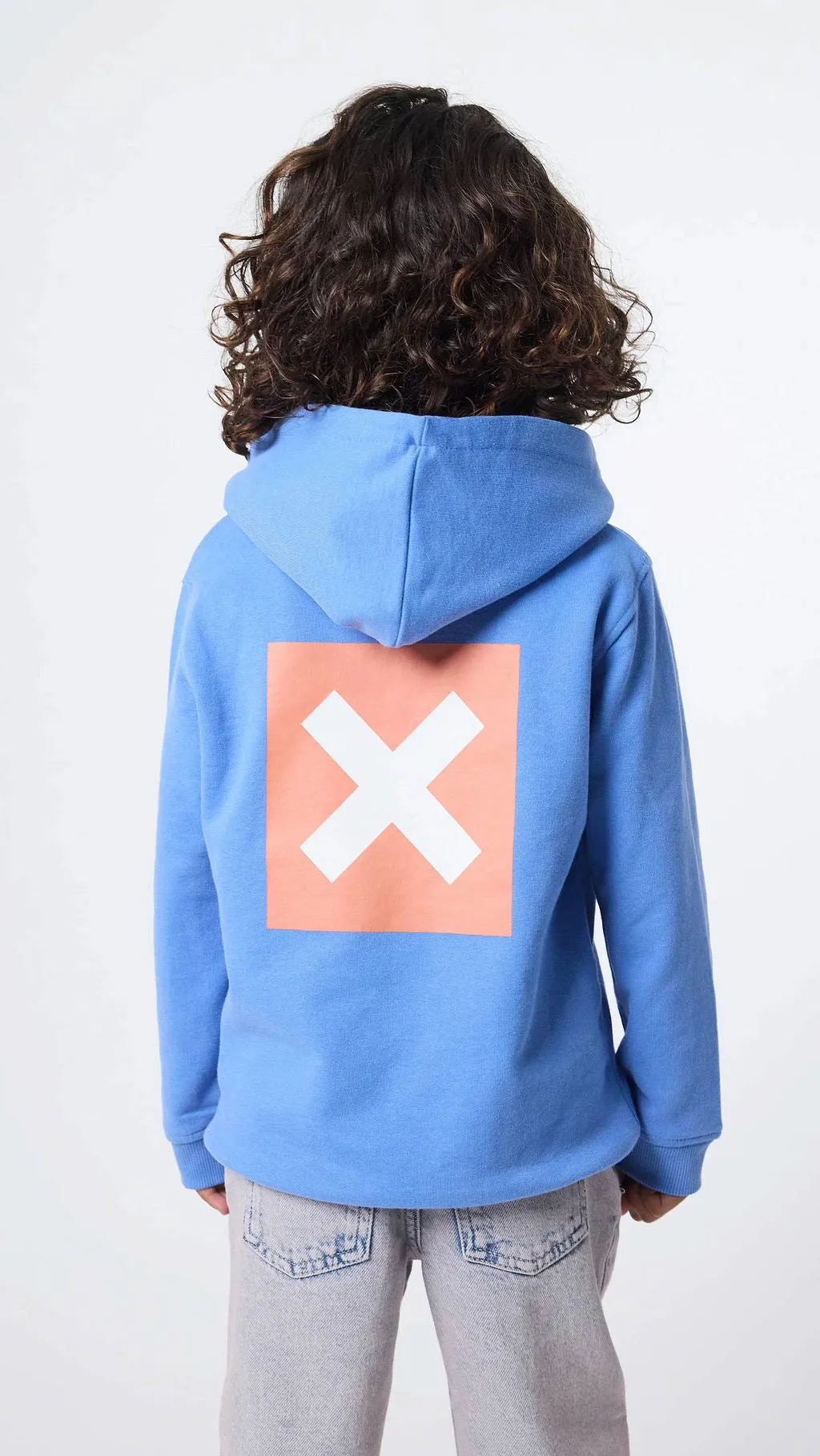 HOODIE KIDS NATURE JAY BLUE
