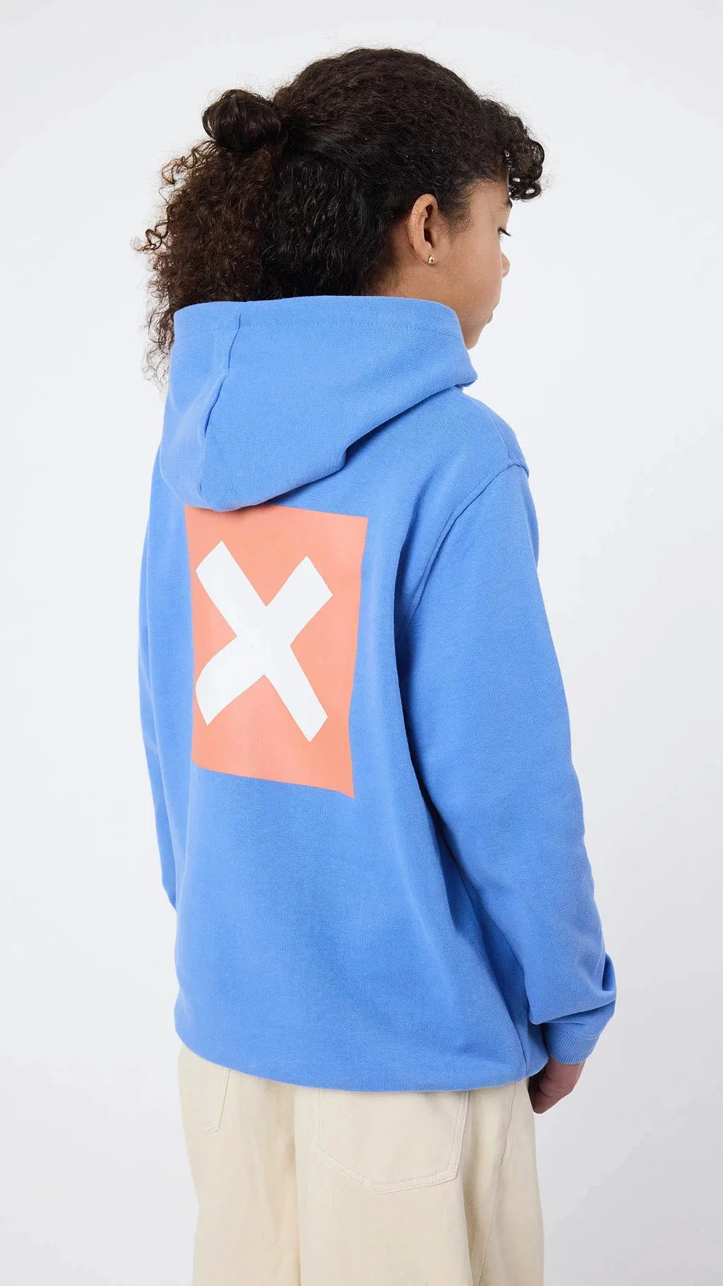 HOODIE KIDS NATURE JAY BLUE