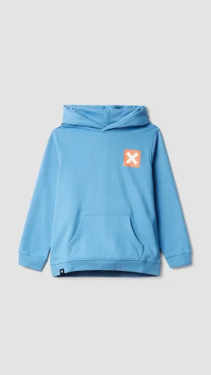 HOODIE KIDS NATURE JAY BLUE