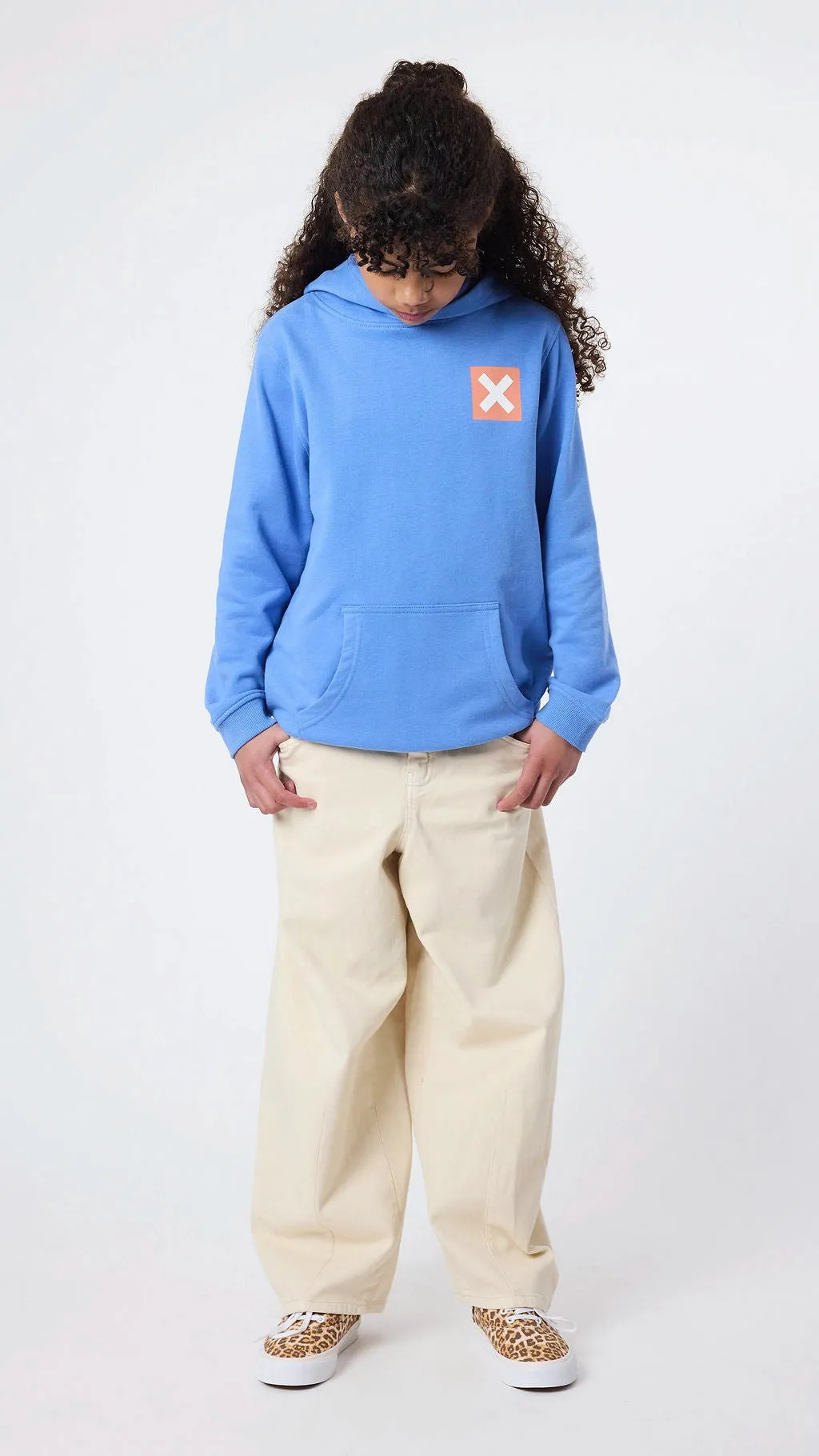 HOODIE KIDS NATURE JAY BLUE