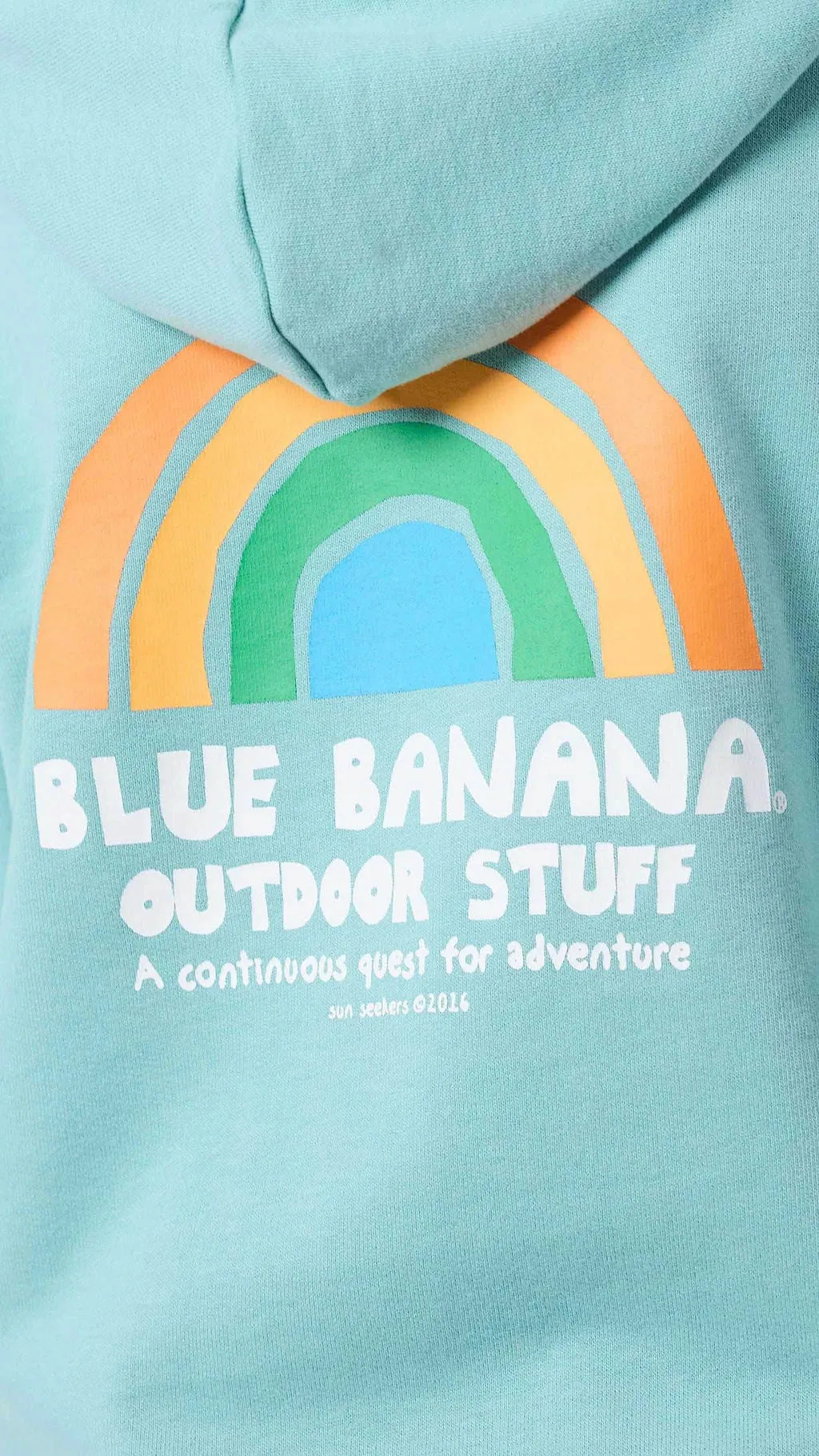 HOODIE KIDS RAINBOW ACQUA