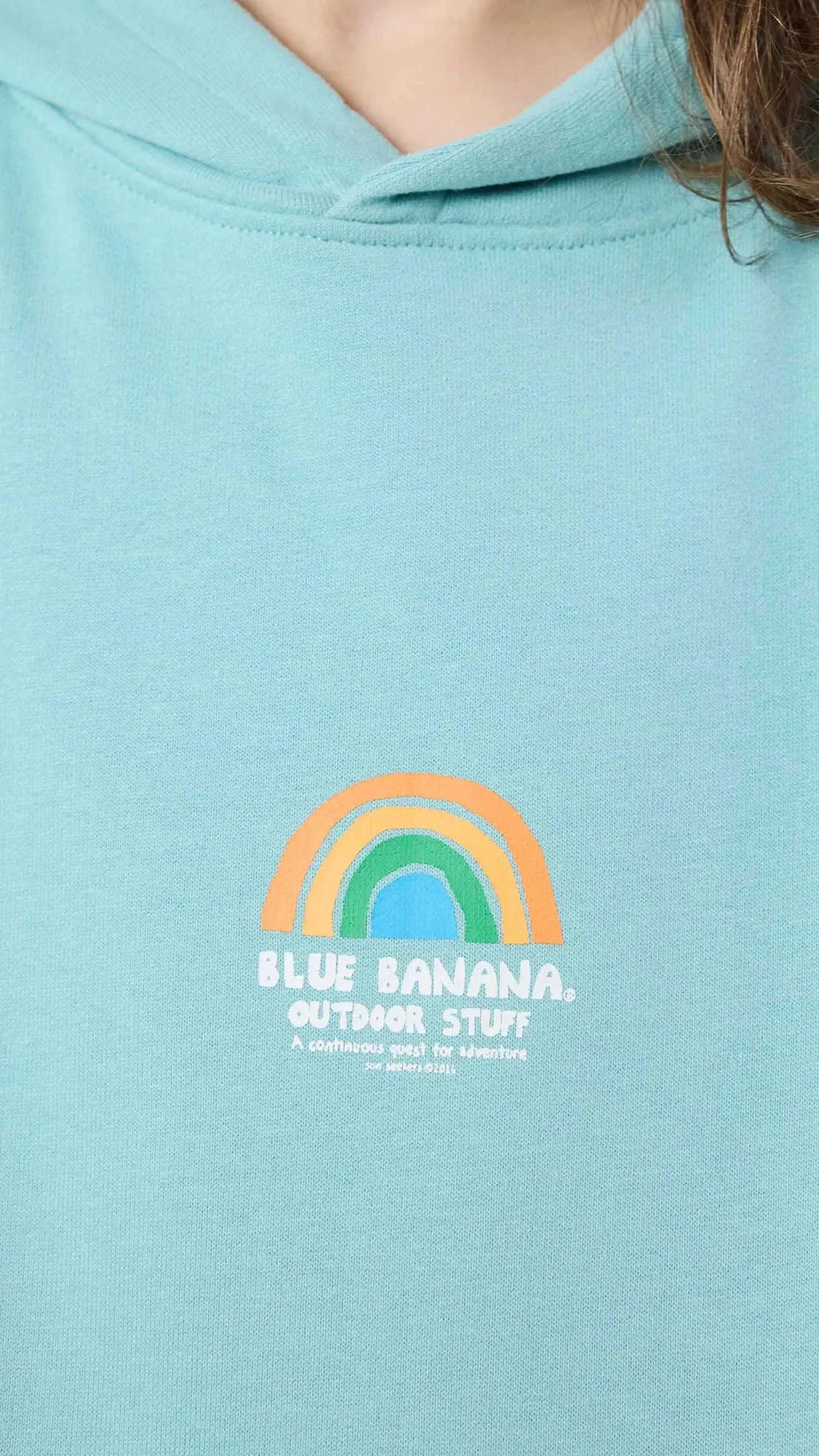 HOODIE KIDS RAINBOW ACQUA