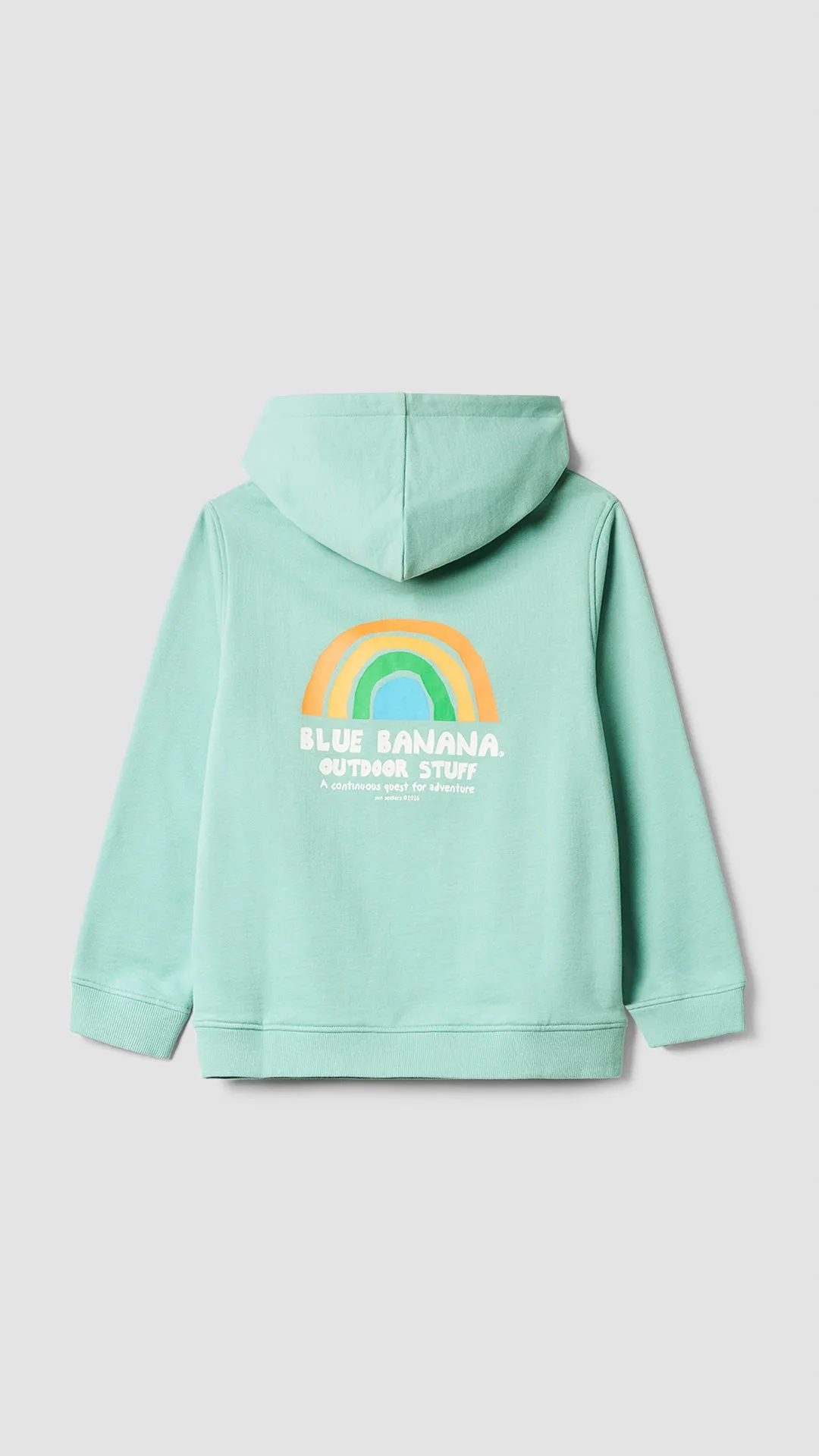 HOODIE KIDS RAINBOW ACQUA