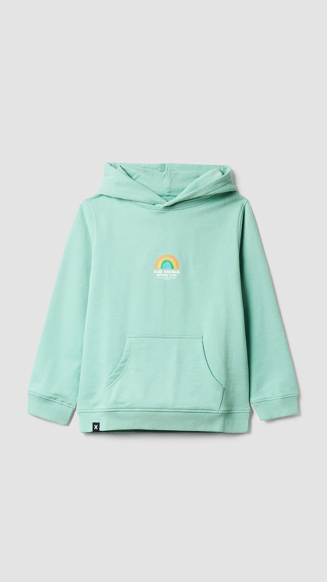 HOODIE KIDS RAINBOW ACQUA
