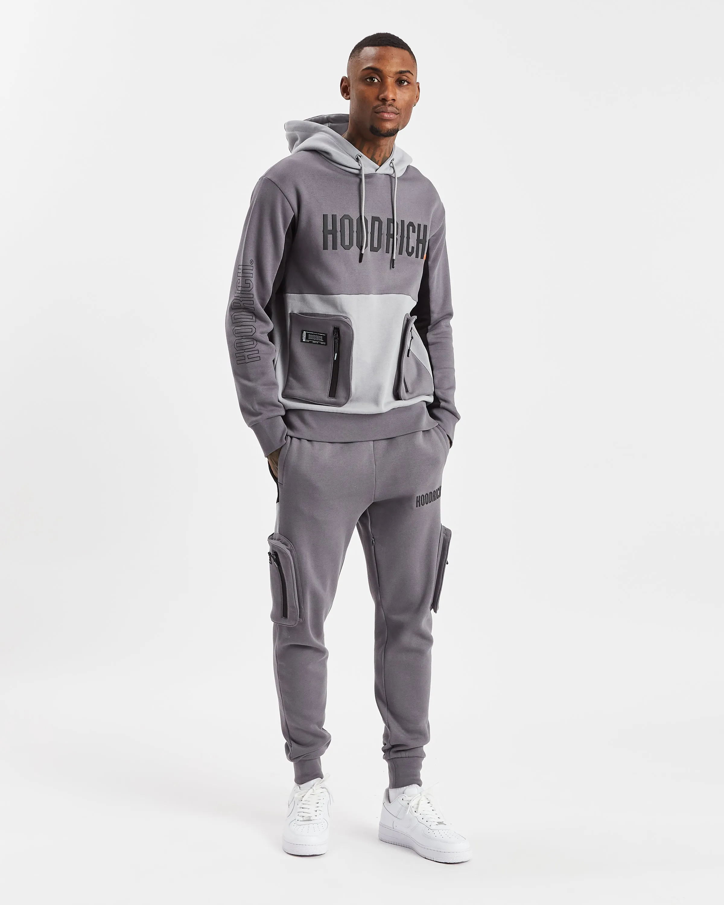 Hoodrich OG Stamp Hoodie Iron Gate Grey