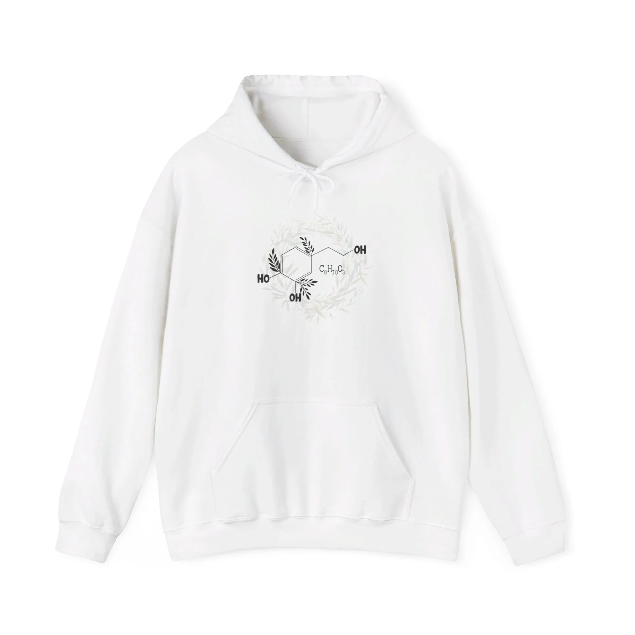 Hydroxytyrosol / Olive Tree olive leaf wreath / consultant swag gift / Unisex Heavy Blend™ Hooded Sweatshirt