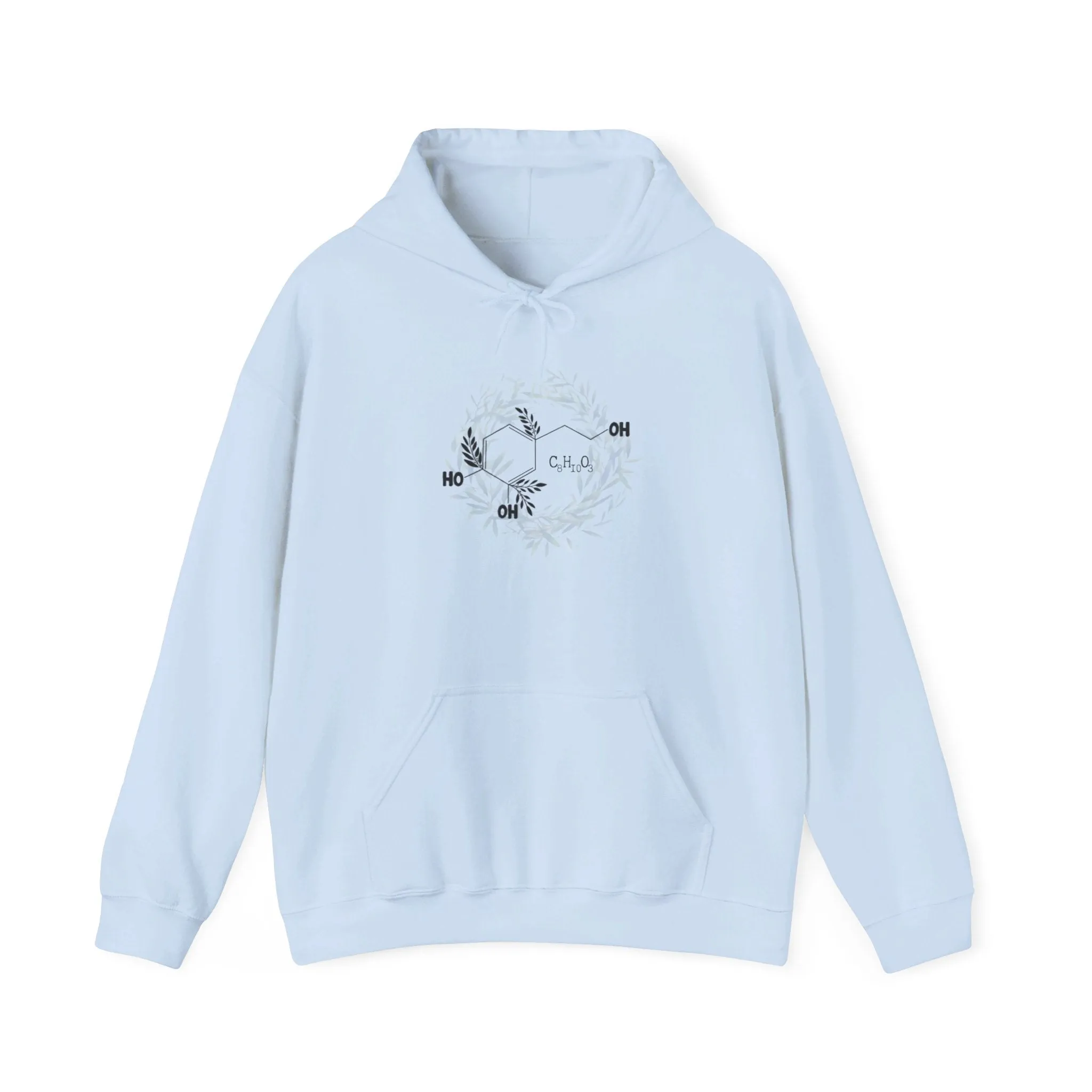 Hydroxytyrosol / Olive Tree olive leaf wreath / consultant swag gift / Unisex Heavy Blend™ Hooded Sweatshirt