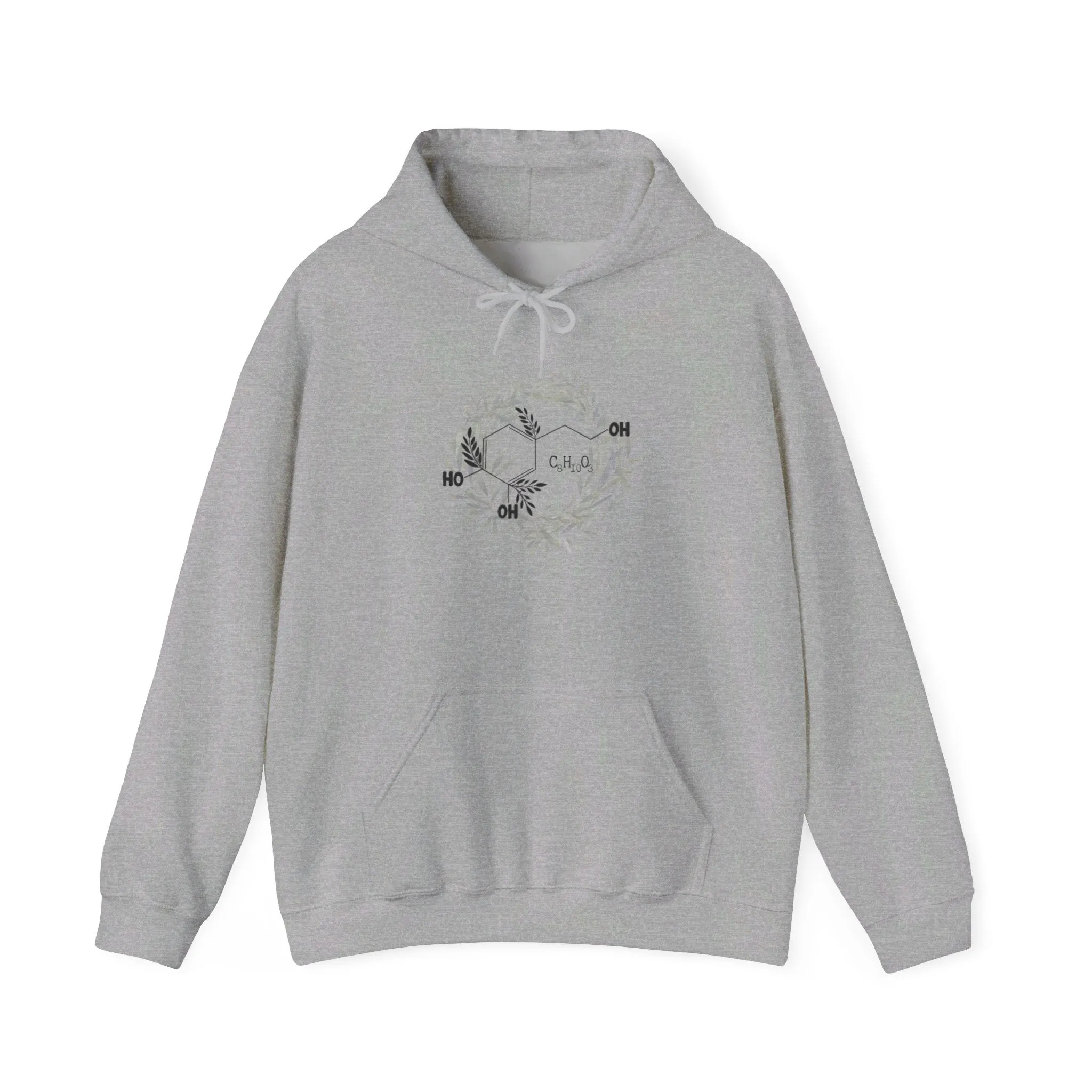 Hydroxytyrosol / Olive Tree olive leaf wreath / consultant swag gift / Unisex Heavy Blend™ Hooded Sweatshirt