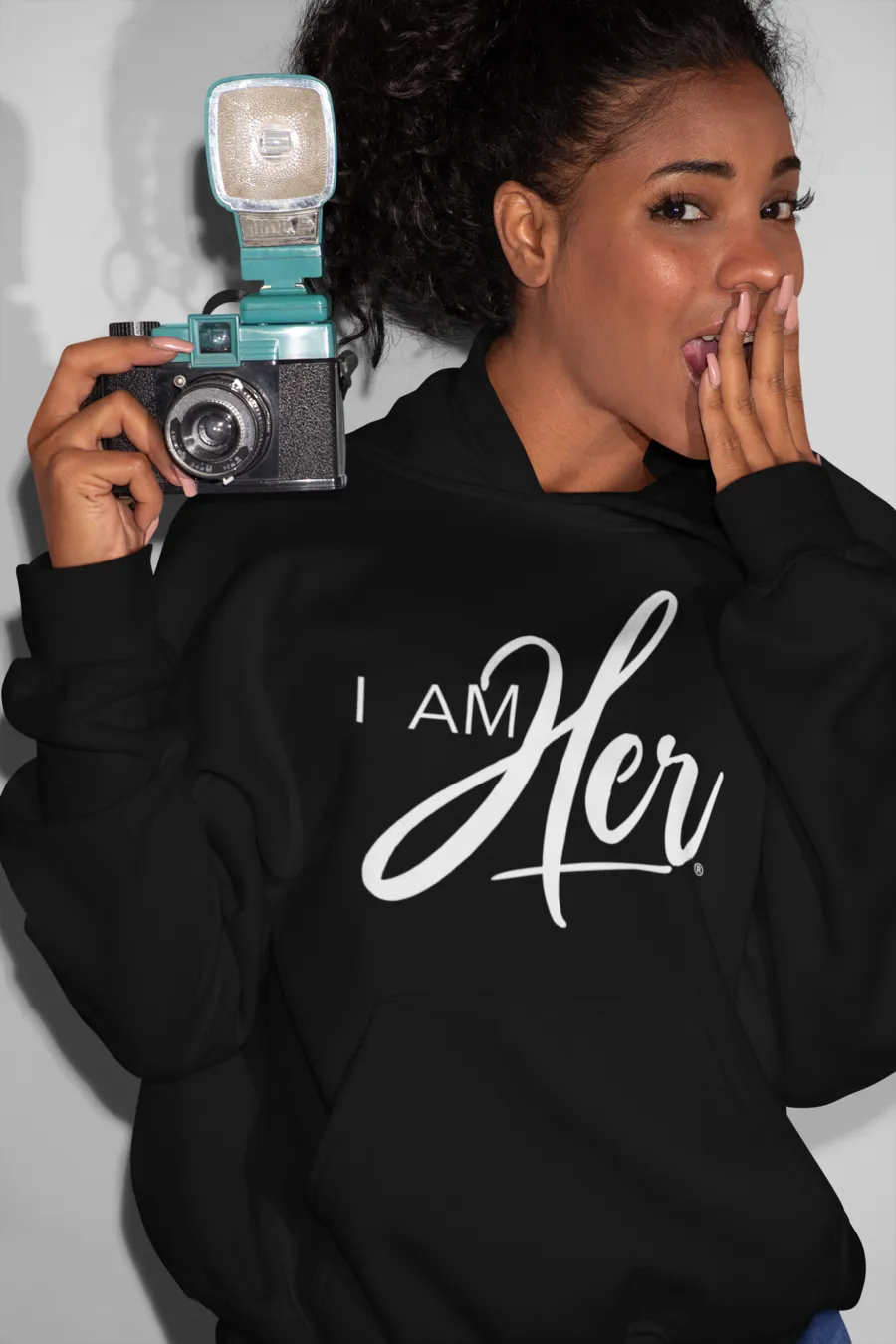 I AM HER Signature Women's Hooded Sweatshirt