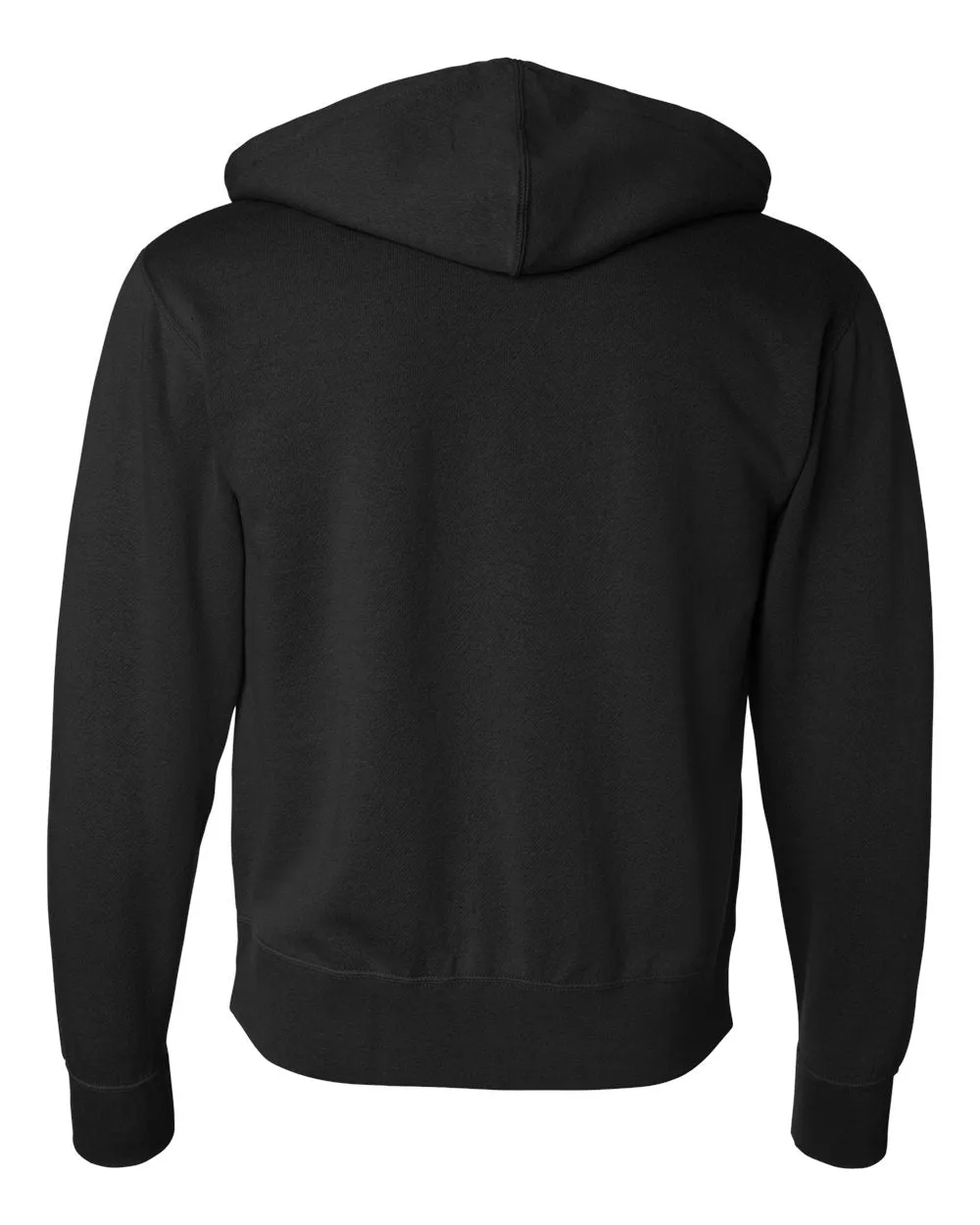 Independent Trading Co. - Unisex Lightweight Full Zip Hoodie Black