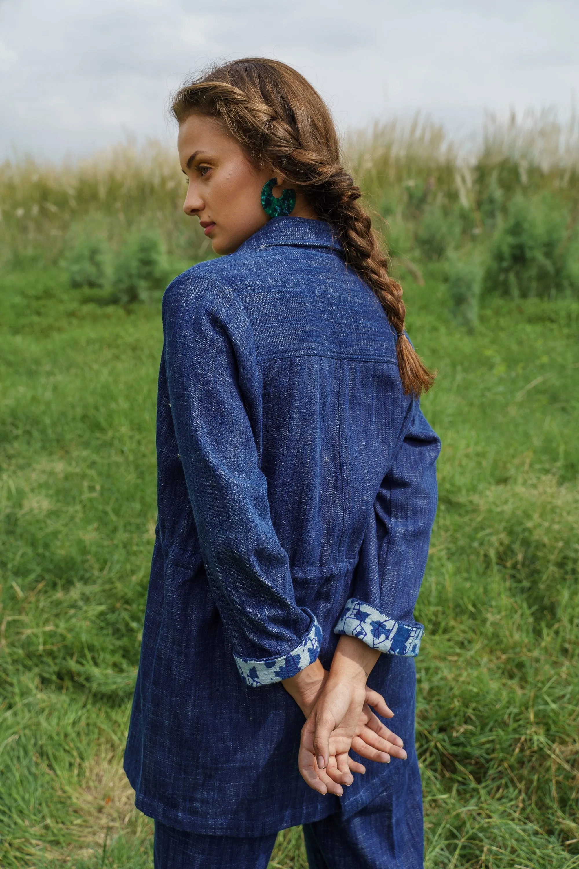 Indigo Savanna Denim Pant Suit