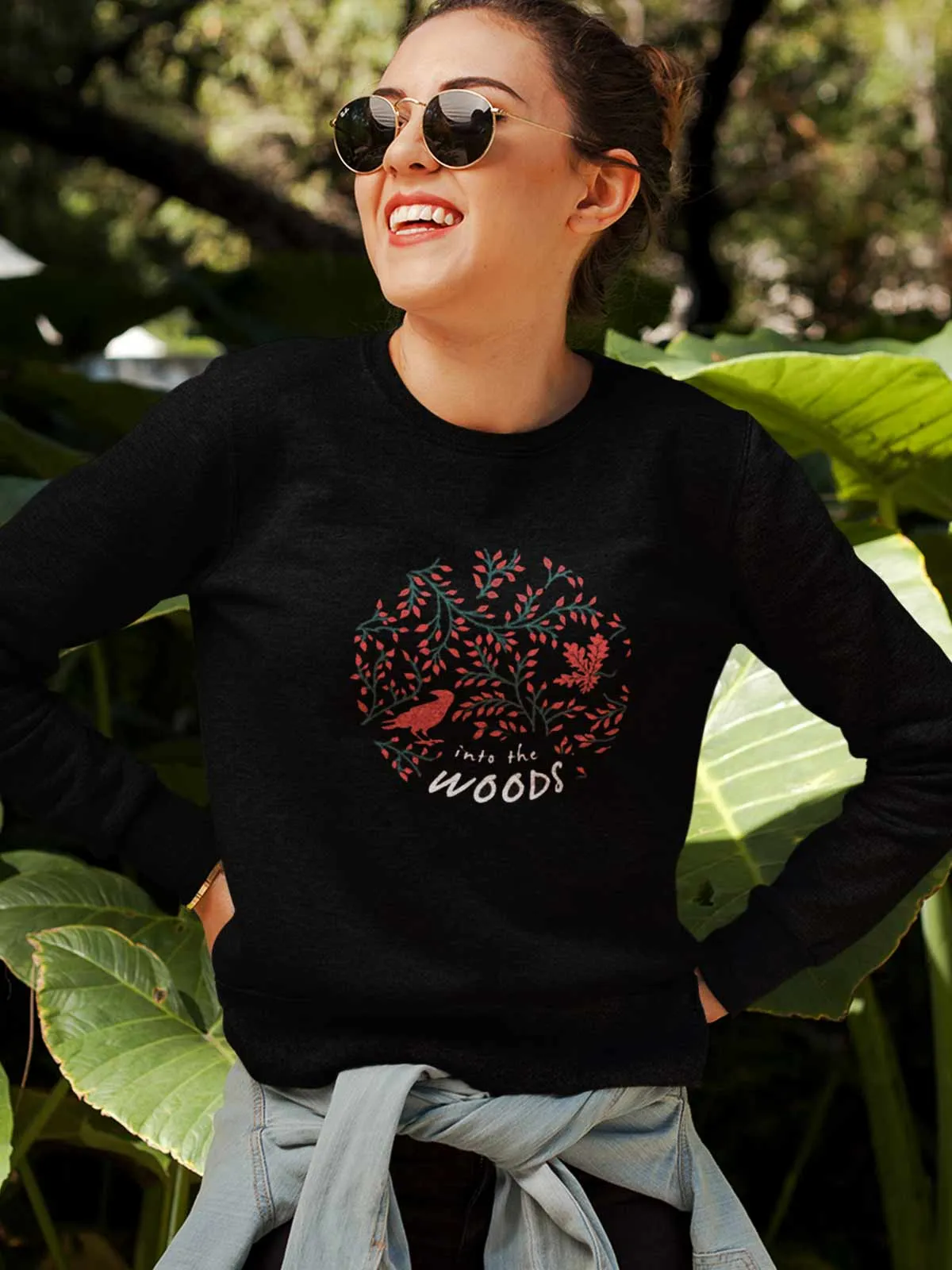 Into the woods | Printed Unisex Sweatshirt