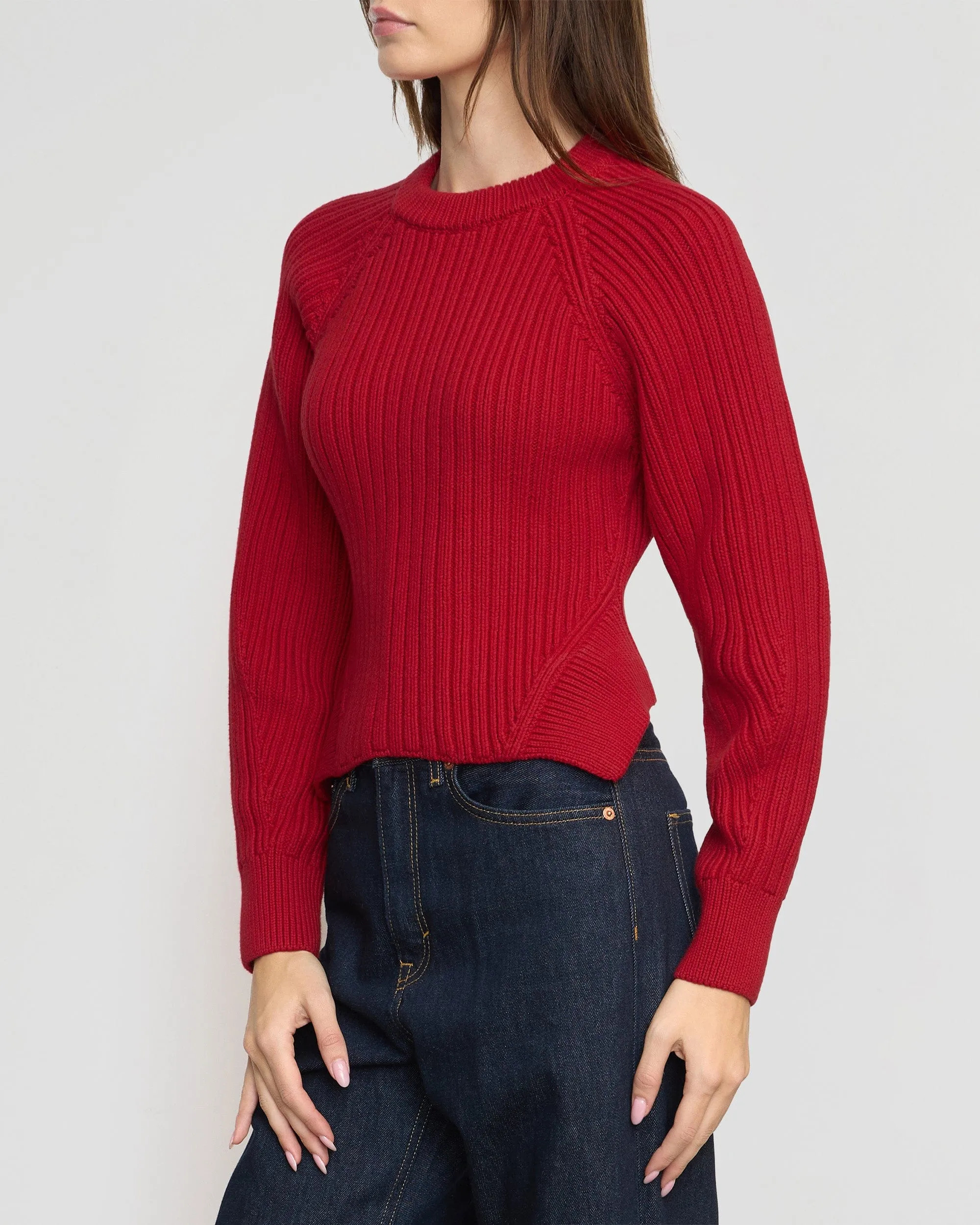 Iona Organic Cotton Cropped Sweater