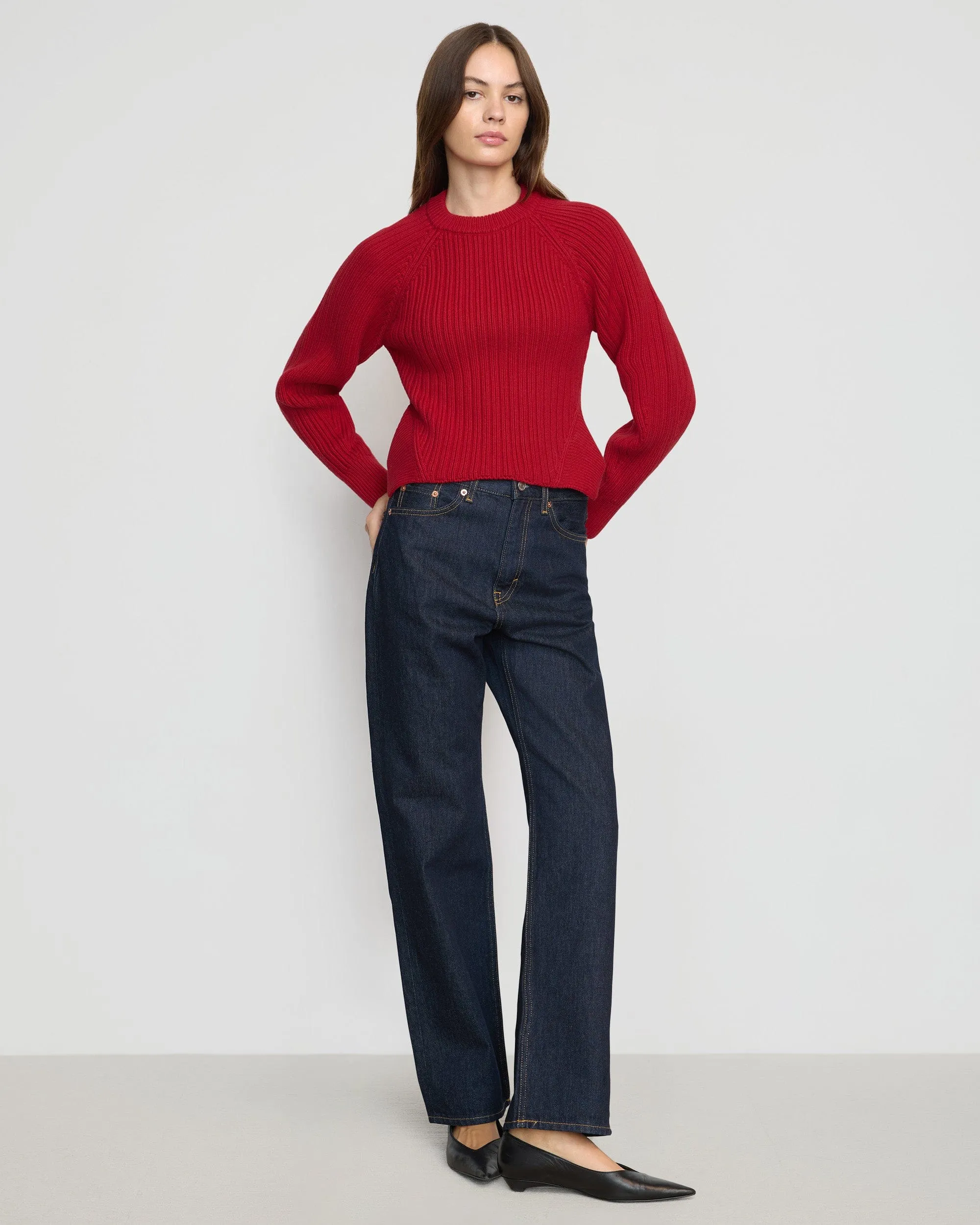 Iona Organic Cotton Cropped Sweater