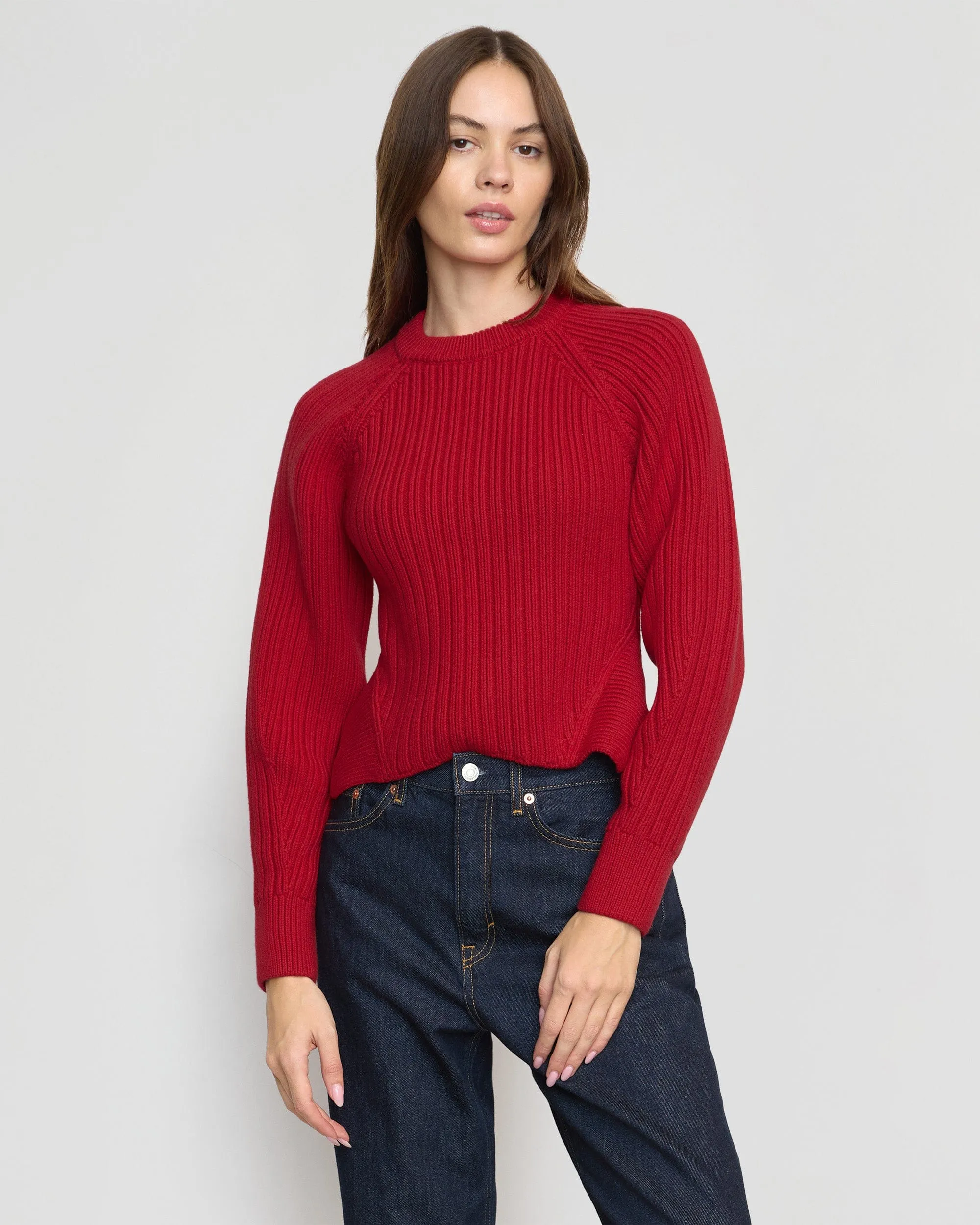 Iona Organic Cotton Cropped Sweater