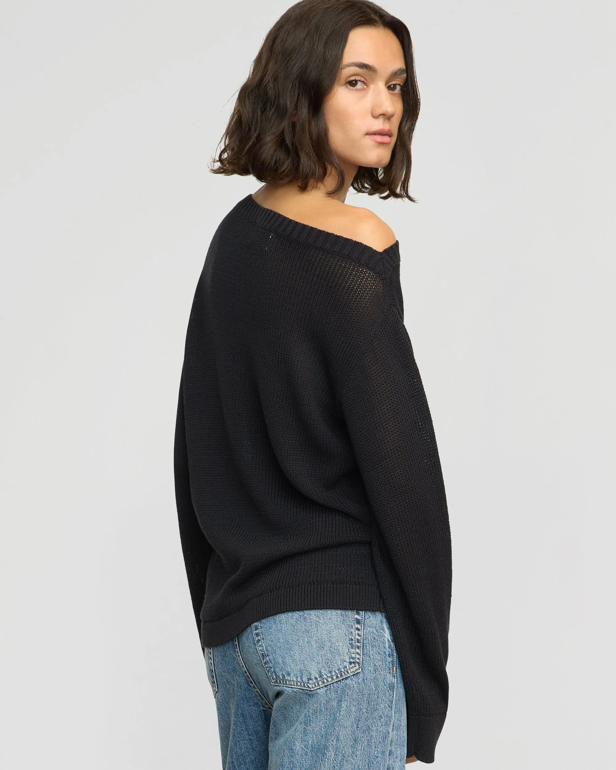 Issa Lightweight Off-Shoulder Sweater