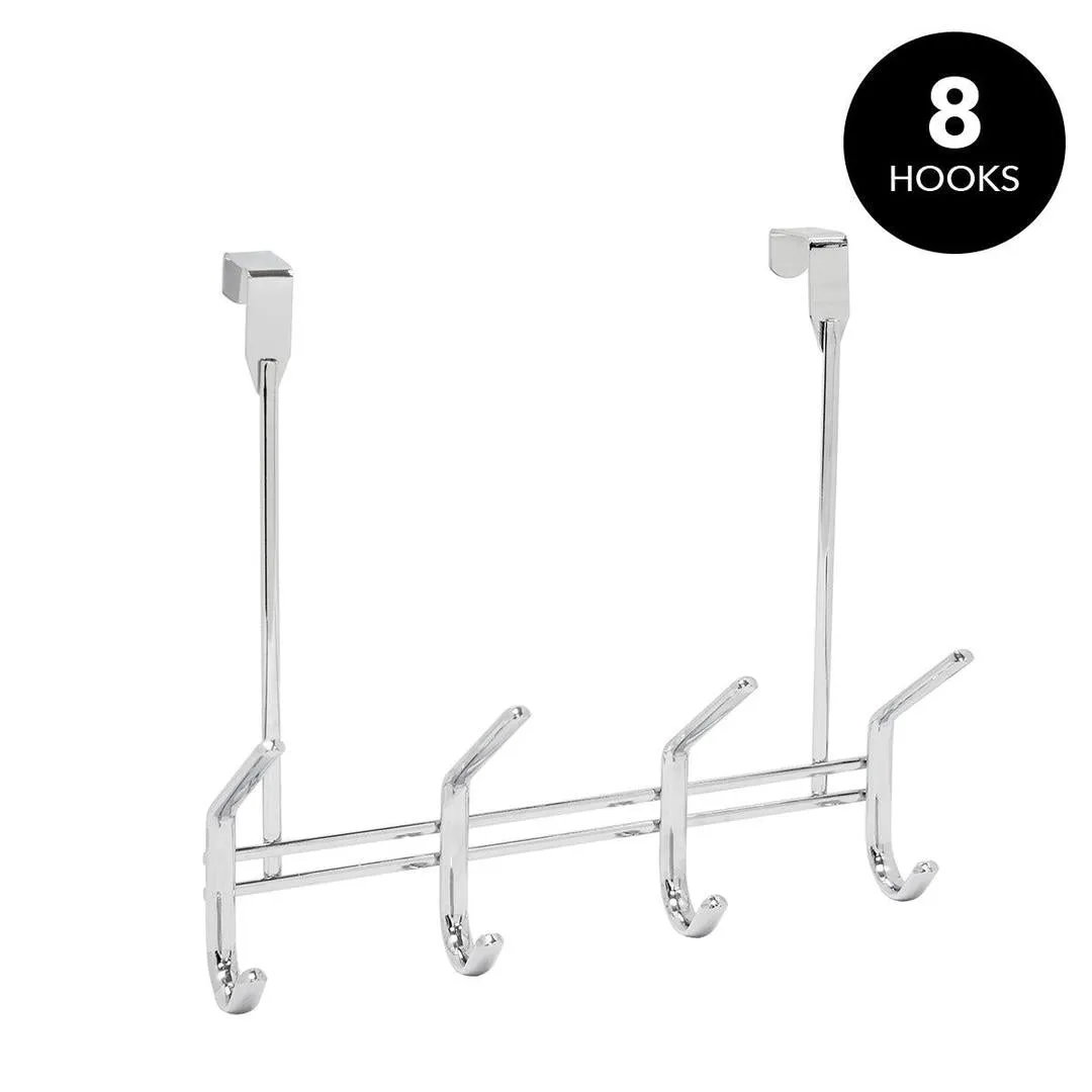 Kennedy International Door Hooks Chrome - Chrome Over-the-Door Four-Hook Organizer