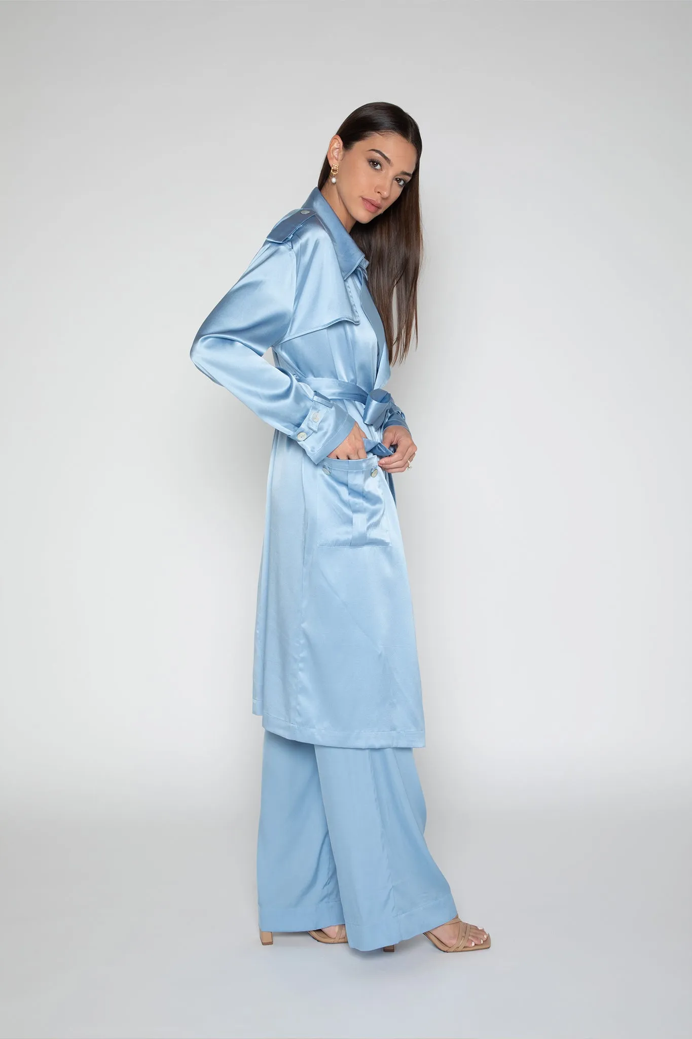 Kensington Trench Charmeuse