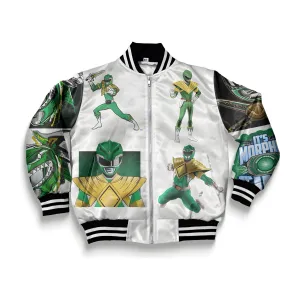 Kids Green power Ranger Bomber