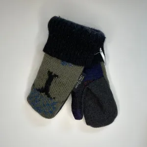 Kids Mittens S/M - Blue & Green - 269